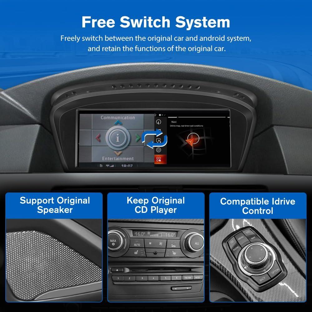 Pantalla de Radio de Coche 8.8" Linux BMW E60 E61 E63 E64 E90 E91 E92