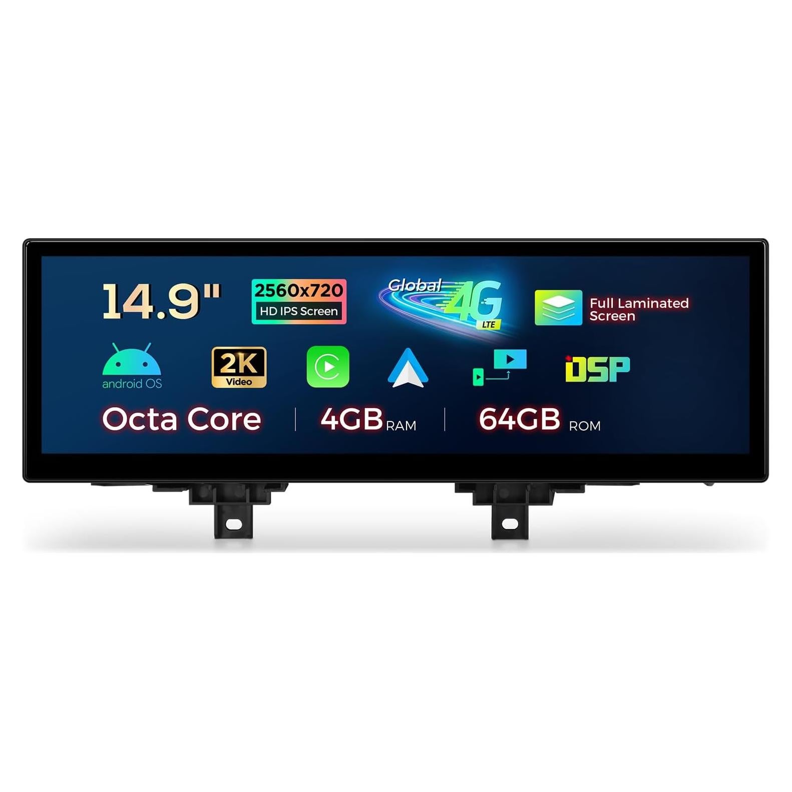 Estéreo de Coche XTRONS Android 14.9" para BMW F30-F36 4G GPS