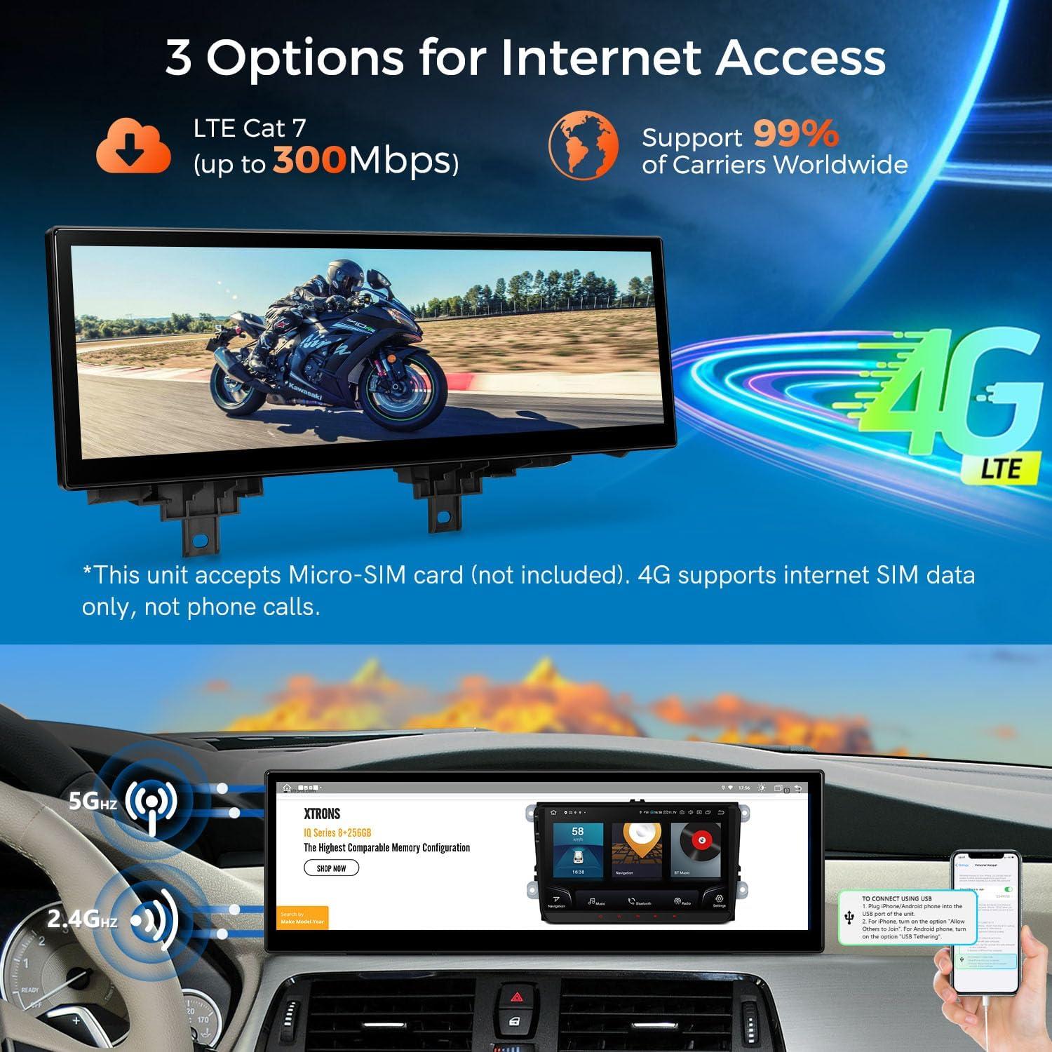 Estéreo de Coche XTRONS Android 14.9" para BMW F30-F36 4G GPS