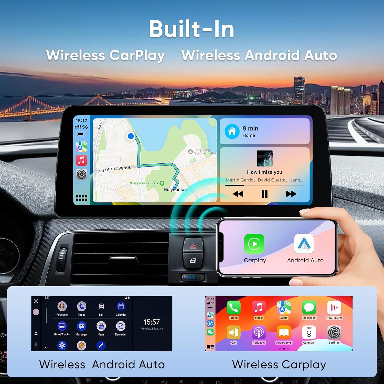 Reproductor Multimedia 12.3" AINAVI para BMW NBT F30 F31 F34 2013-2016