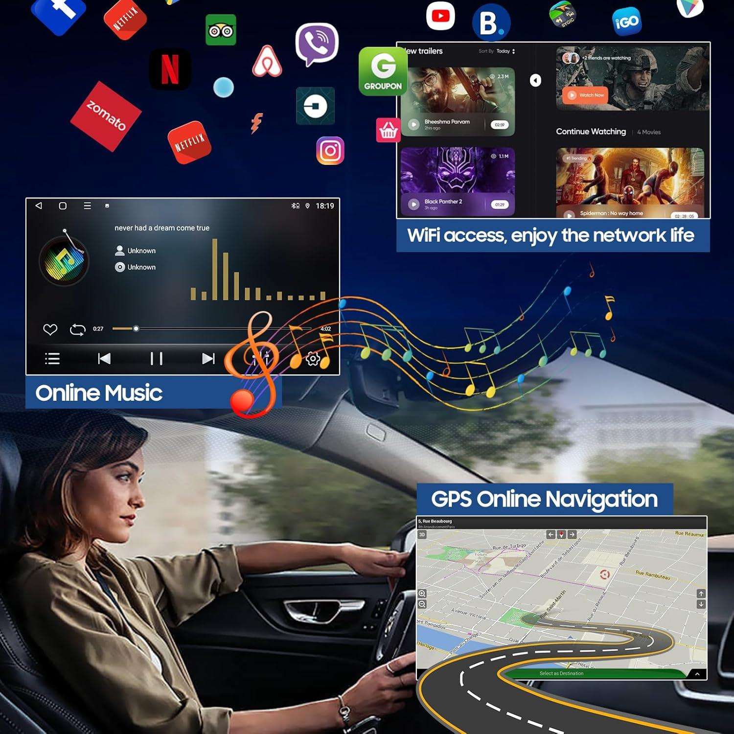 Estéreo de Coche 9" PALYXIU para Chevy Camaro 2010-2015, CarPlay, Android Auto, GPS