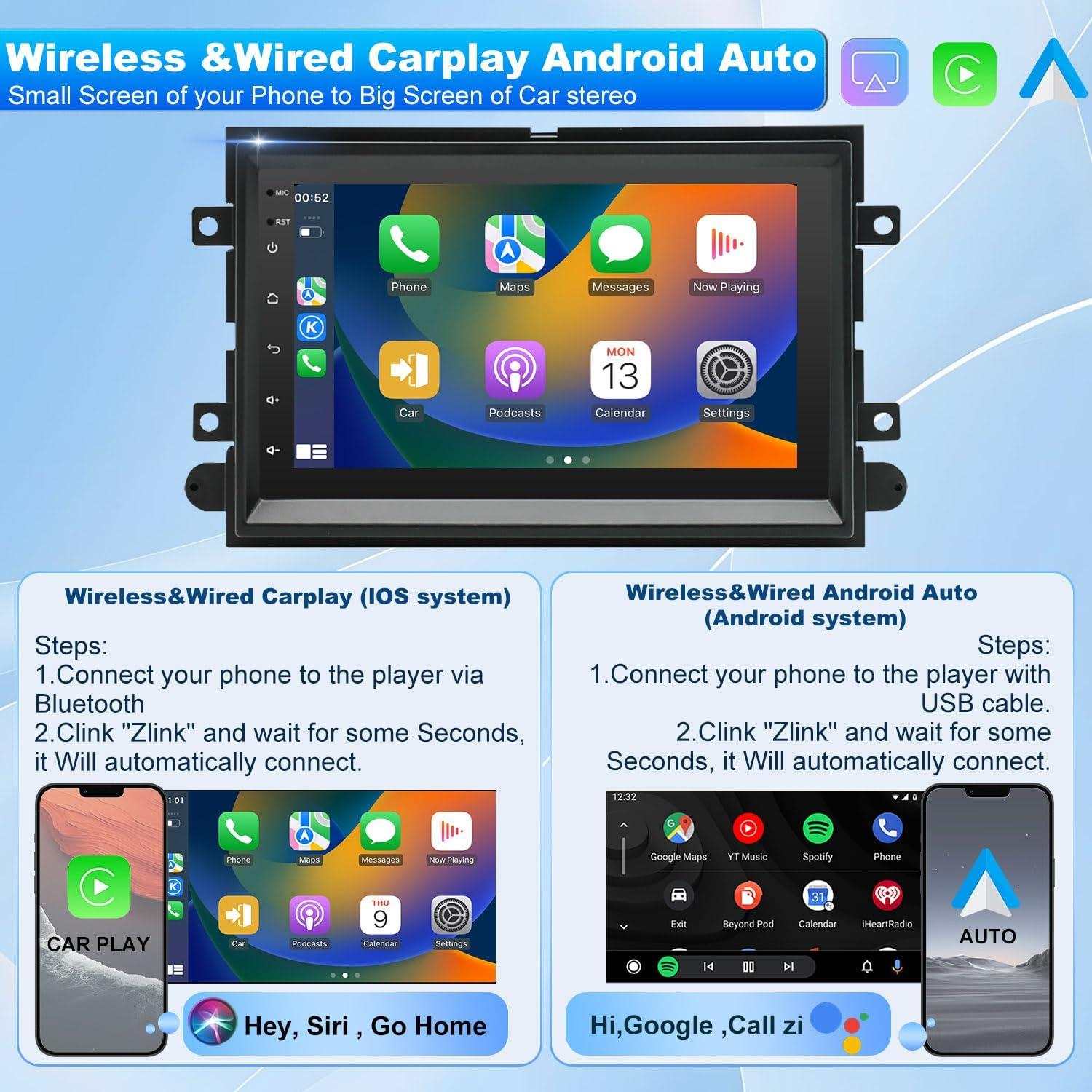 Radio de Coche Android 7" iCarSEPTON para Ford F150 F250 F350