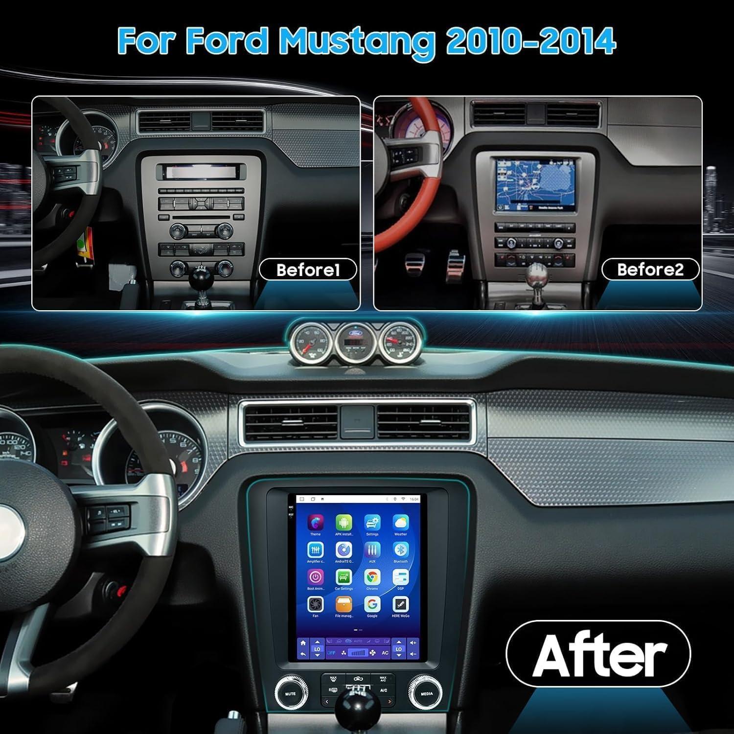 Estéreo de Coche PALYXIU para Ford Mustang 2010-2014, Pantalla 9.7"