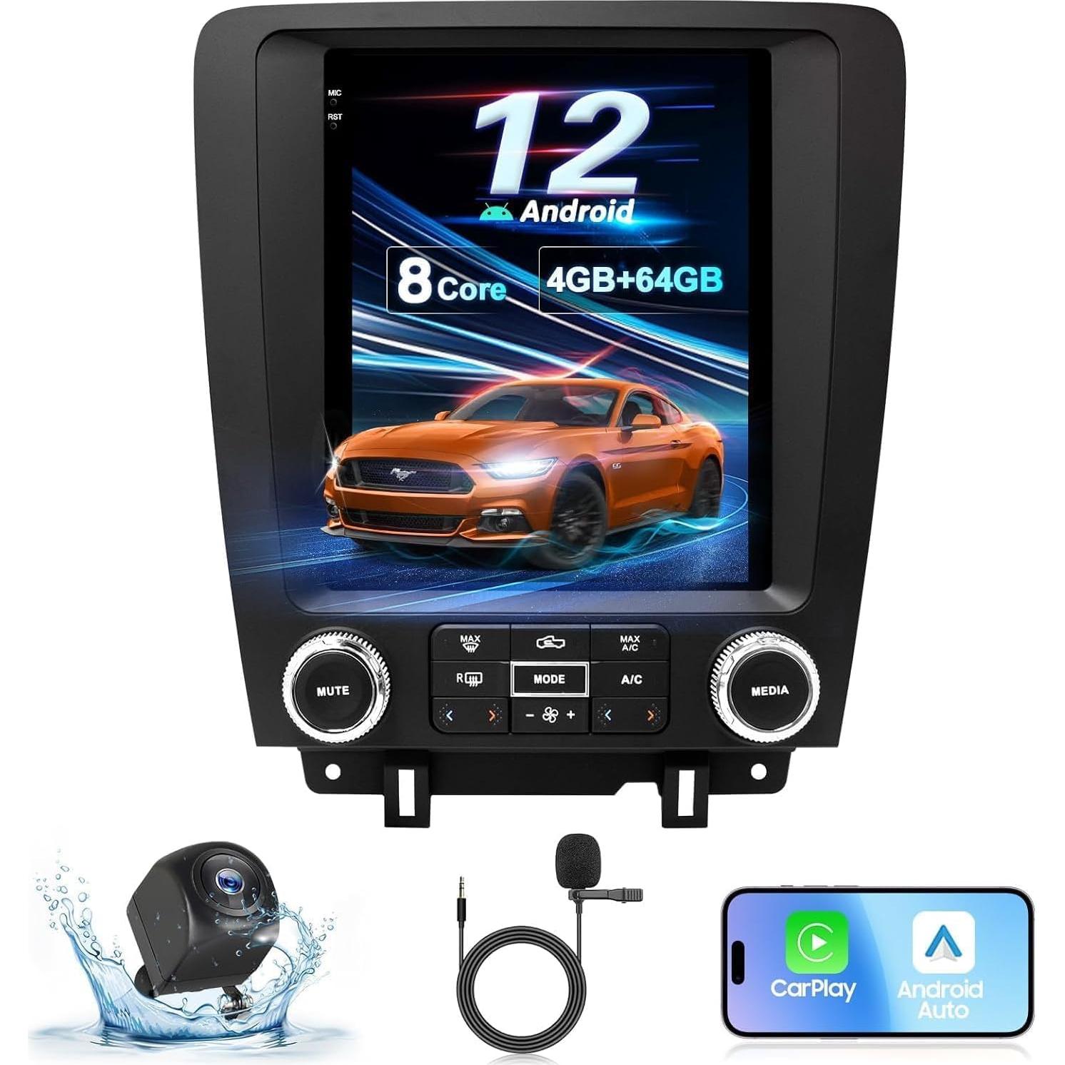 Estéreo de Coche PALYXIU para Ford Mustang 2010-2014, Pantalla 9.7"