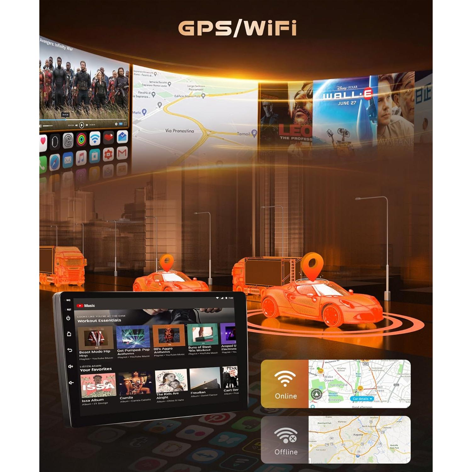 Estéreo de Coche KYNNT para Mitsubishi Lancer 2008-2017 10"