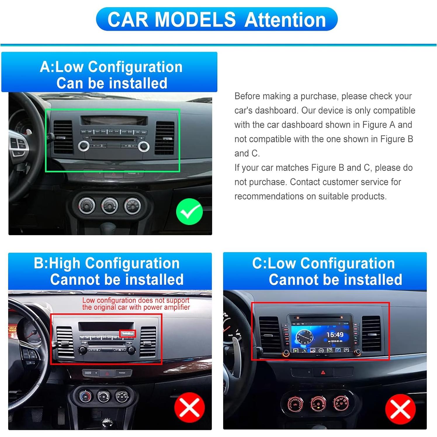 Estéreo de Coche KYNNT para Mitsubishi Lancer 2008-2017 10"