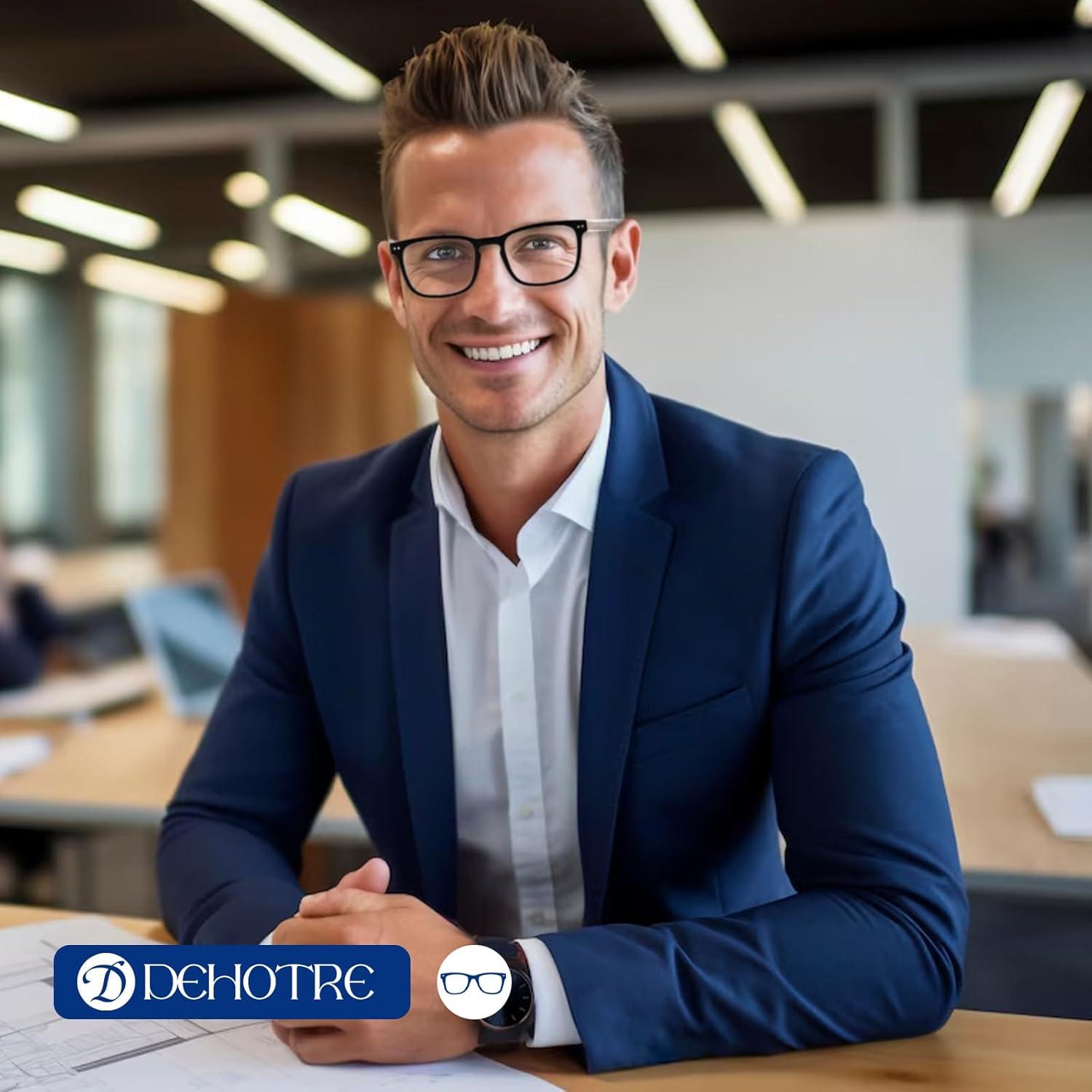 Gafas de lectura multifocal progresivas Metal 1.25x 2 pares