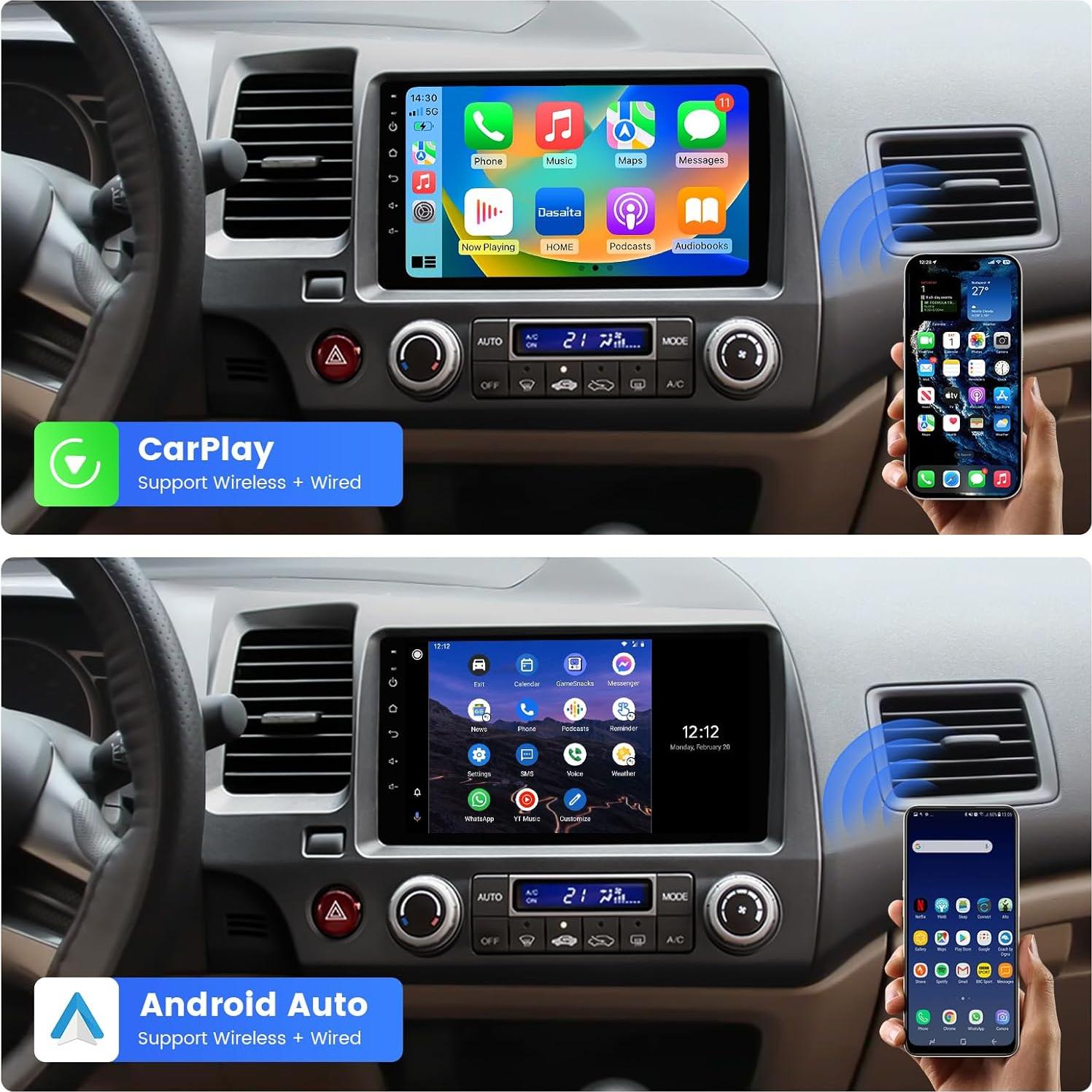 Estéreo de Coche Dasaita 9" para Honda Civic 2007-2011