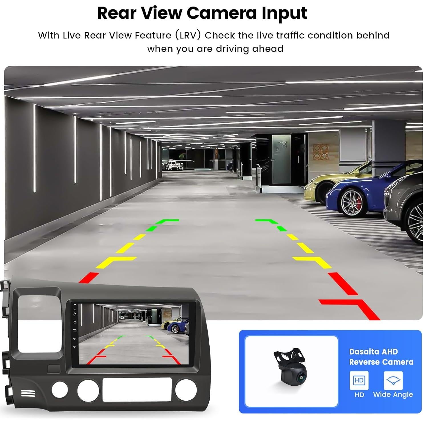 Estéreo de Coche Dasaita 9" para Honda Civic 2007-2011