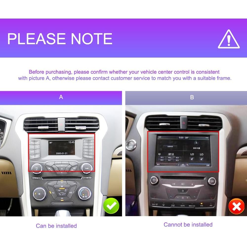 Estéreo de Coche SIXWIN Android 13 9" para Ford Fusion 2013-2019