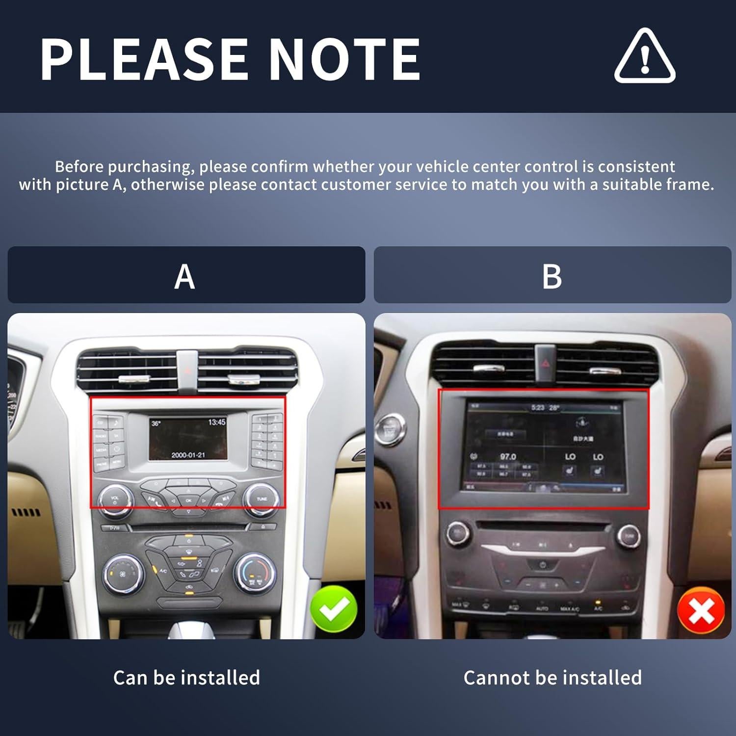 Estéreo Android 13 GOHHDL 2+64GB para Ford Fusion 2013-2019