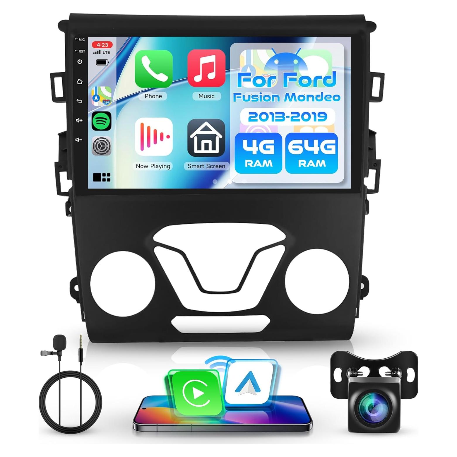 Estéreo de Coche Android Rimoody 4G+64G para Ford 2013-2019
