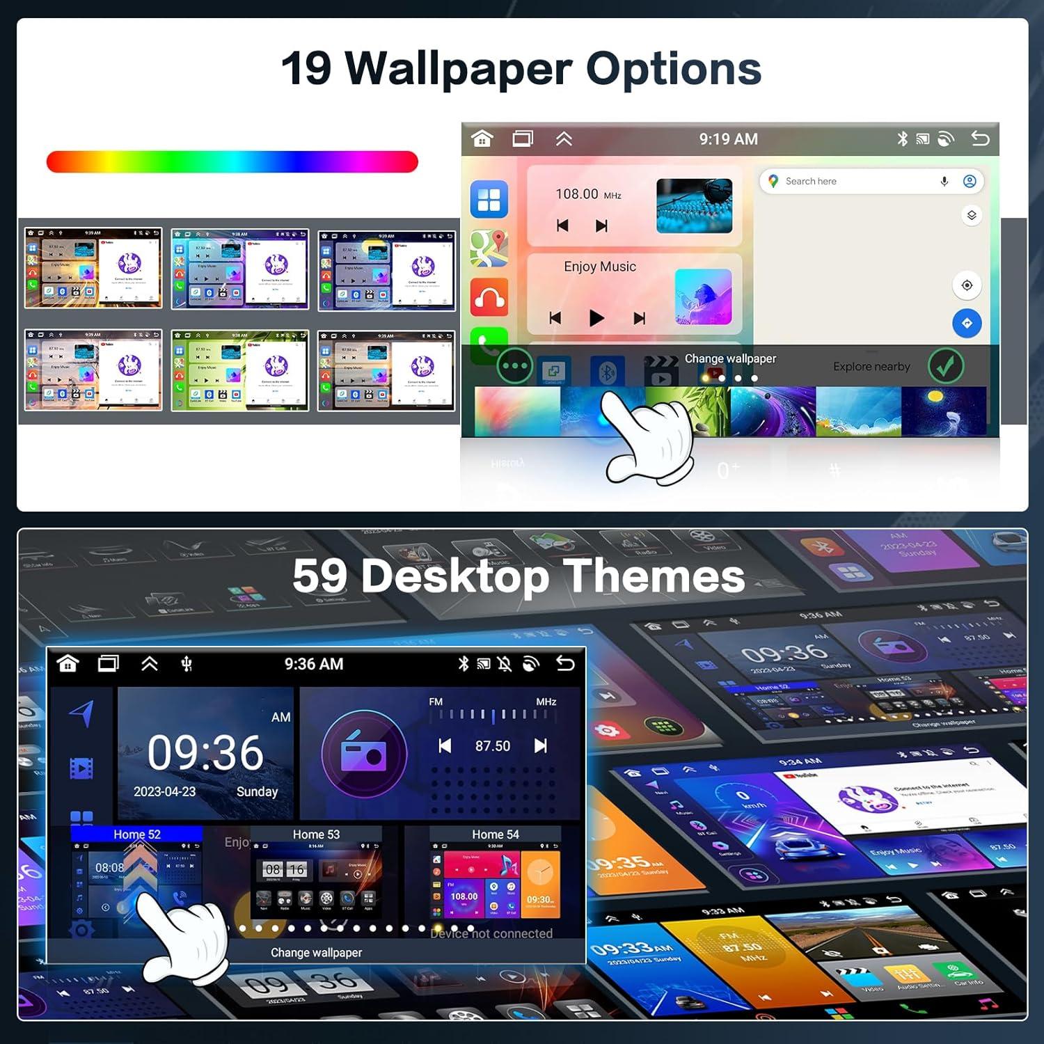 Radio Android 9" 4GB 64GB Inefala para Honda Civic 2016-2021