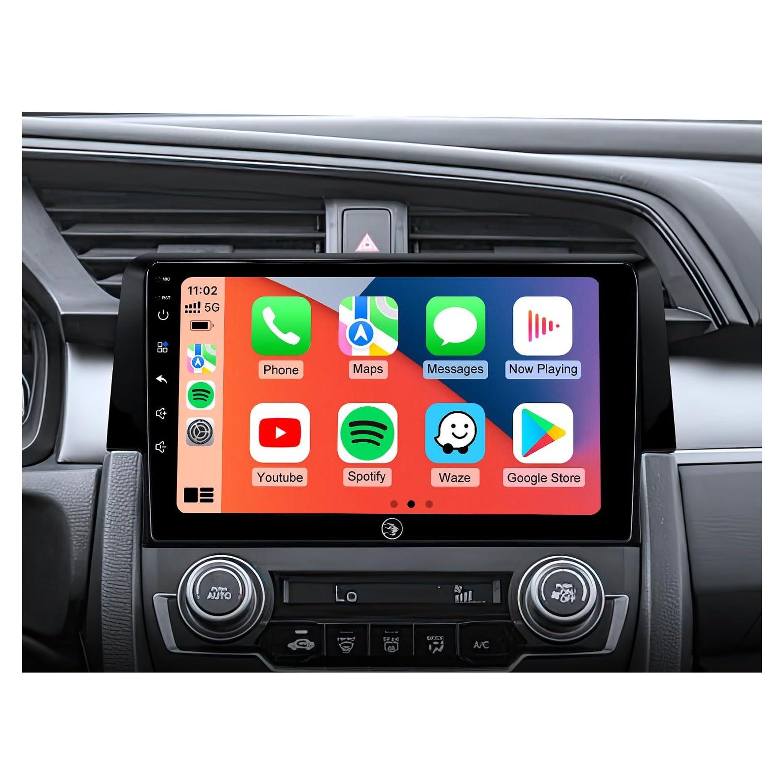 Radio estéreos Android 13 AINAVIGO para Honda Civic 2016-2021 9"