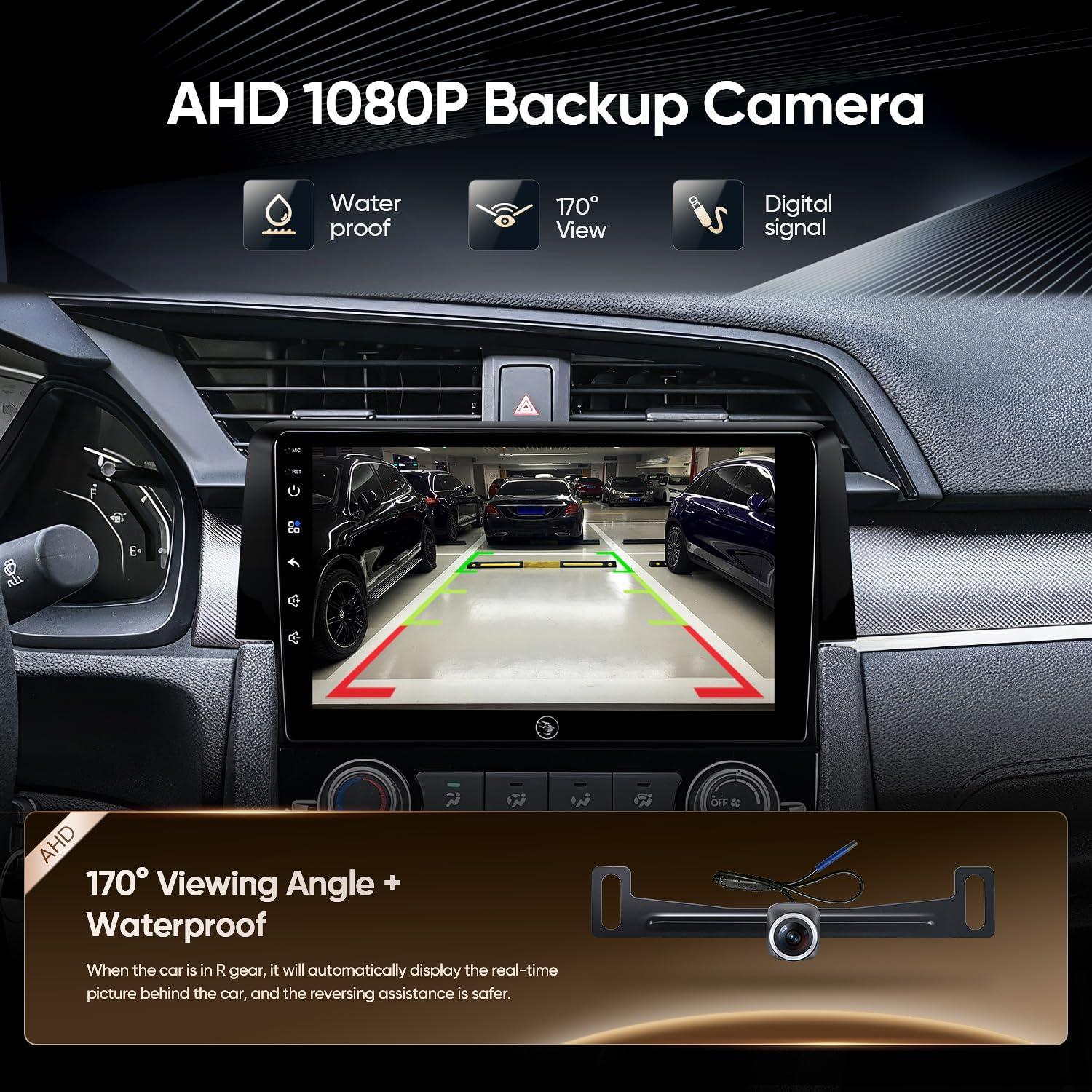 Radio estéreos Android 13 AINAVIGO para Honda Civic 2016-2021 9"