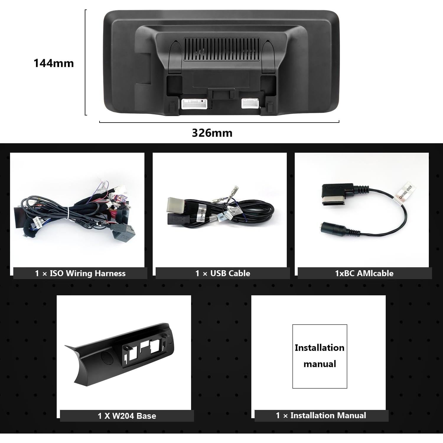 Pantalla Táctil 12.3" Linux Fineyea para Mercedes 2012-2015