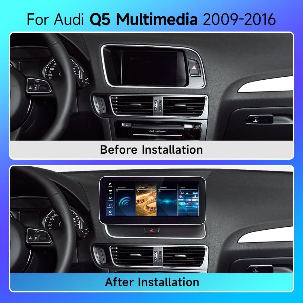 Estéreo de Automóvil ZBARK Android Auto 10.25" para Audi Q5 2010-2018