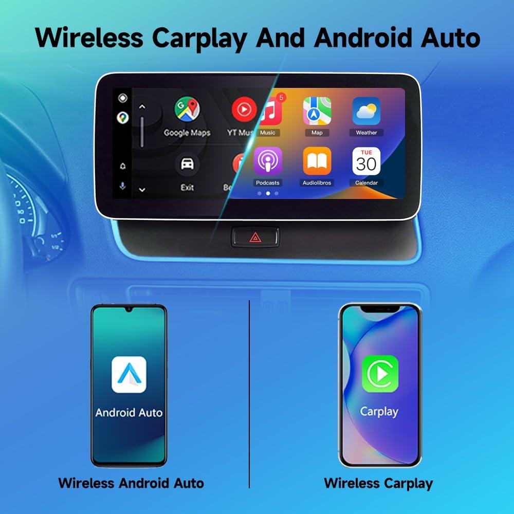 Estéreo de Automóvil ZBARK Android Auto 10.25" para Audi Q5 2010-2018