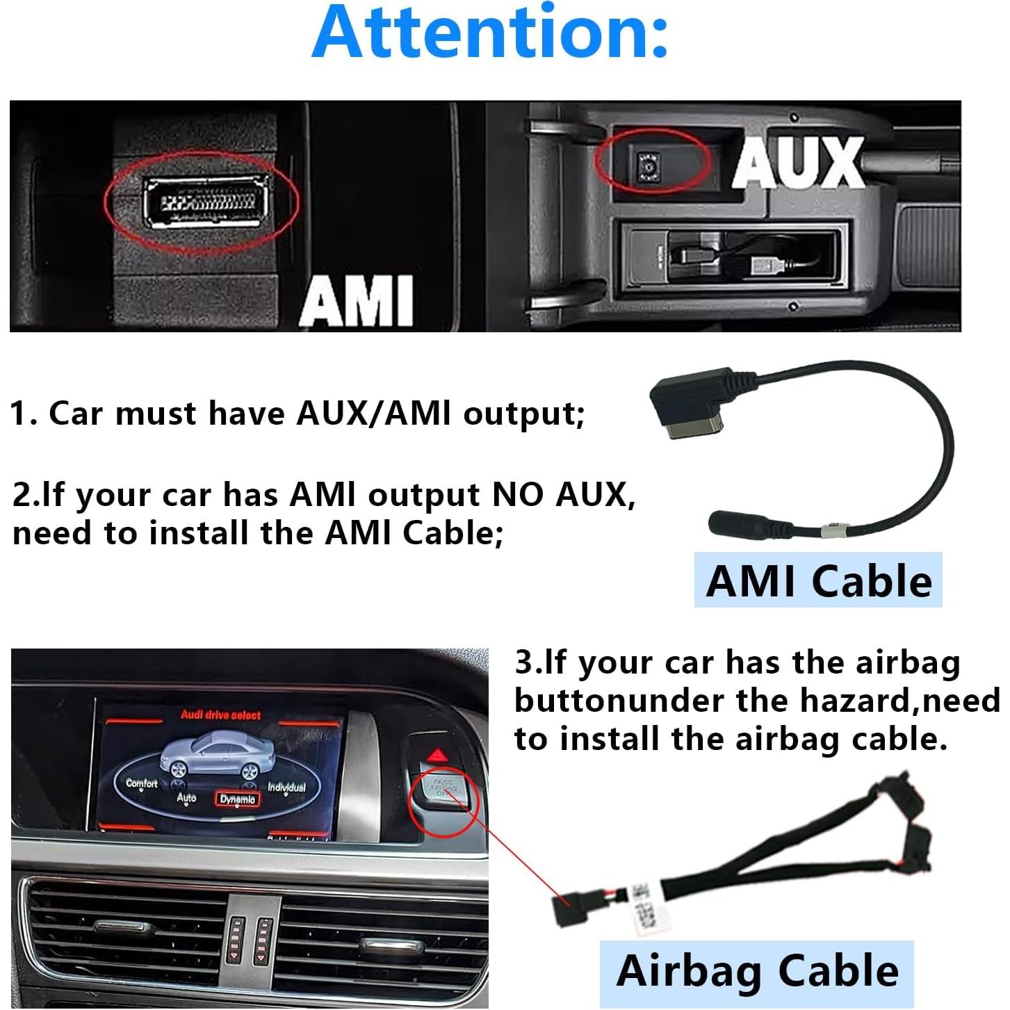 Estéreo de Coche Uckazy 12.3" para Audi Q5 2009-2017 Carplay