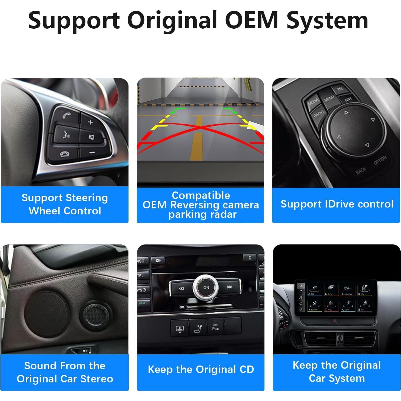 Estéreo de Coche Uckazy 12.3" para Audi Q5 2009-2017 Carplay