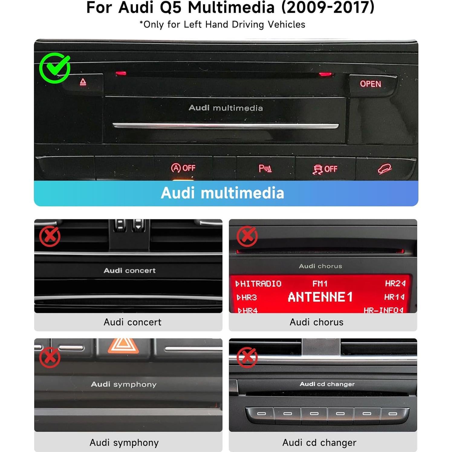 Estéreo de Coche Android 13 MAHVEC 12.3" Pantalla Táctil