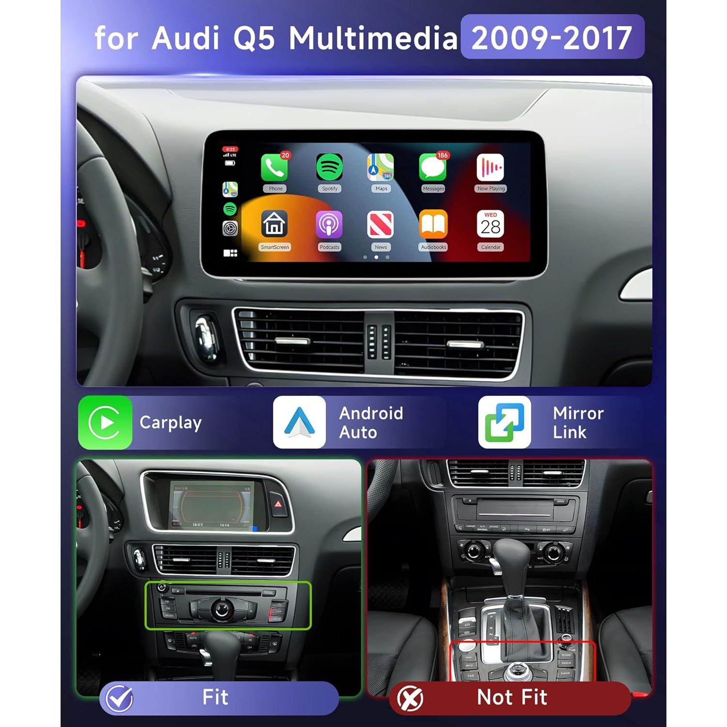 Estéreo de Coche Android 13 MAHVEC 12.3" Pantalla Táctil