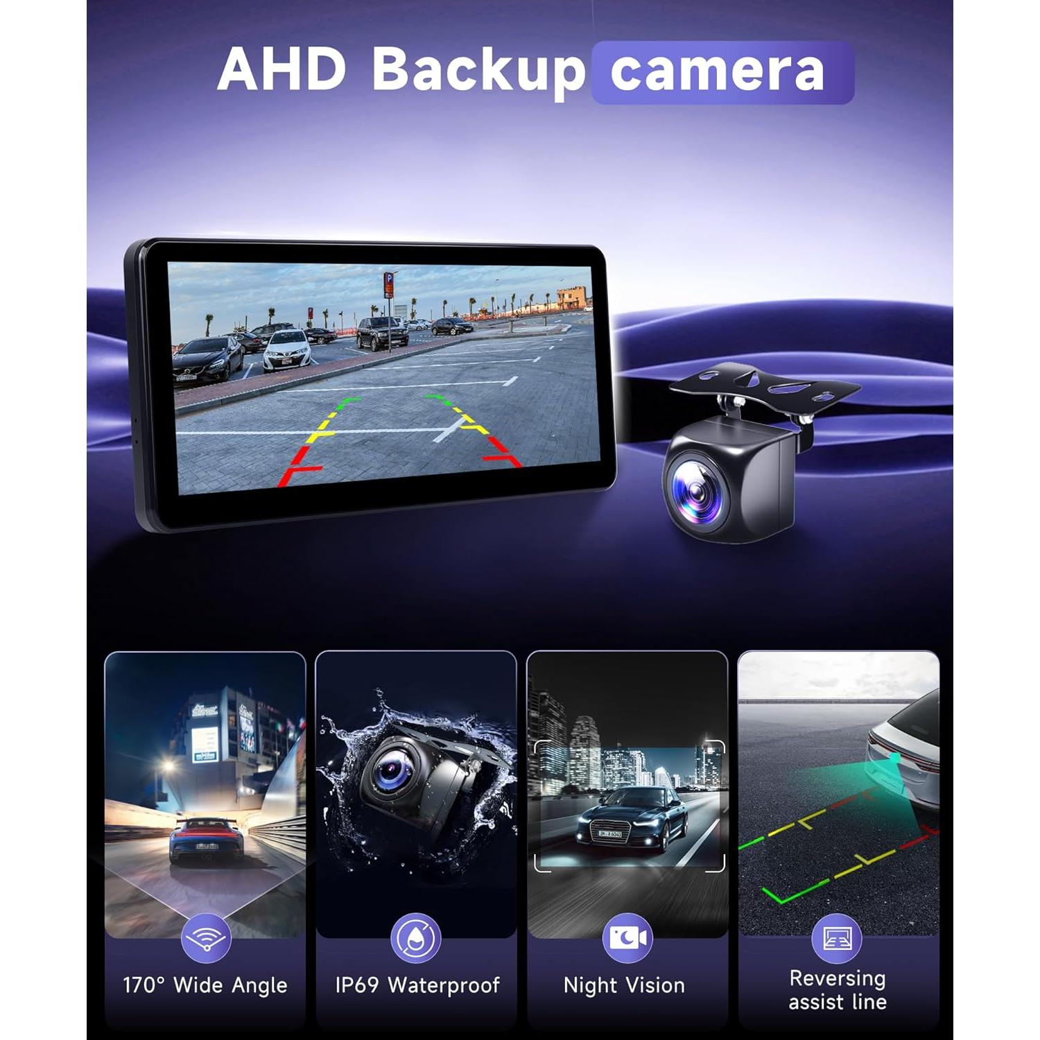 Estéreo de Coche Android 13 MAHVEC 12.3" Pantalla Táctil