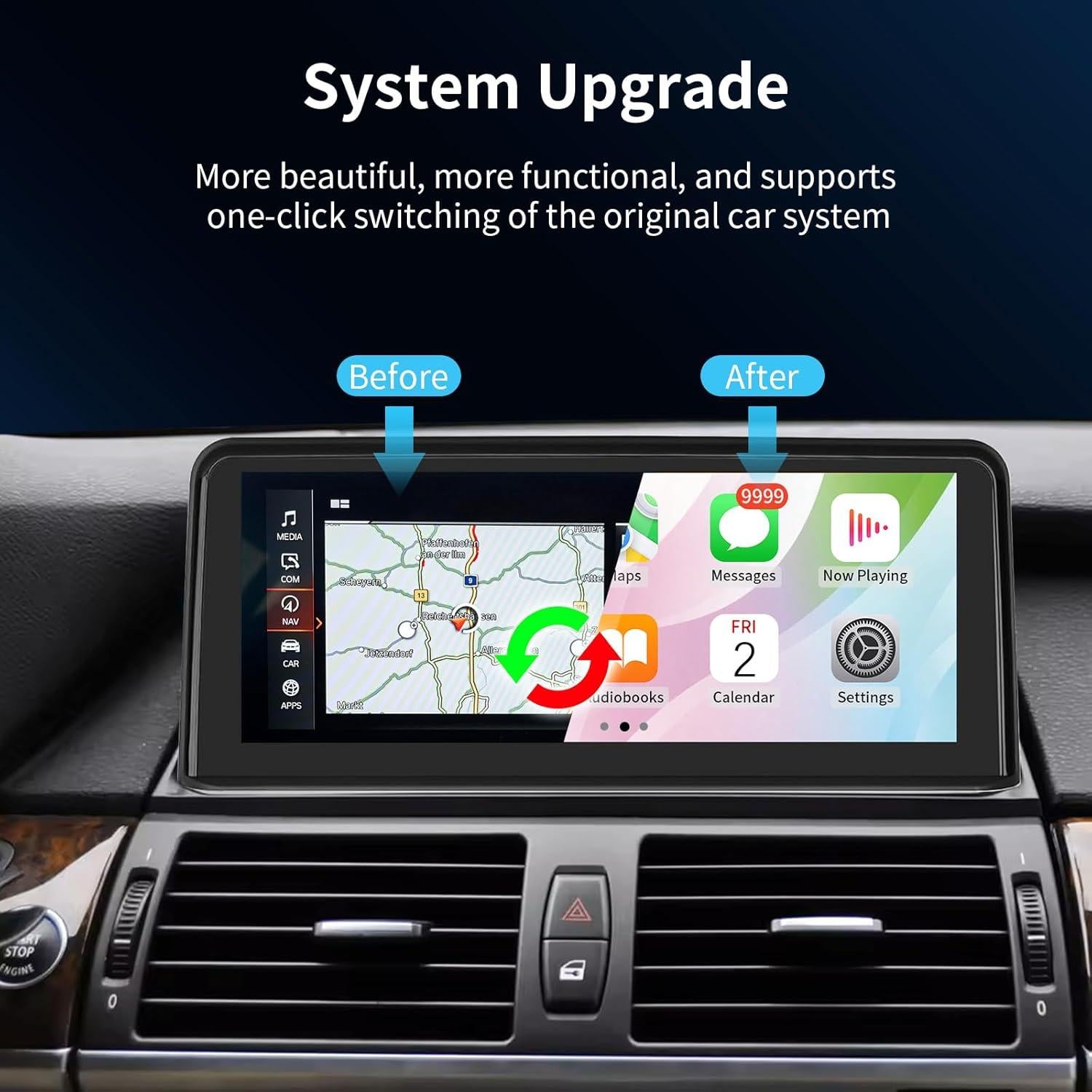 Pantalla Táctil Inalámbrica 10.25" Barggn para BMW X3/X4 NBT