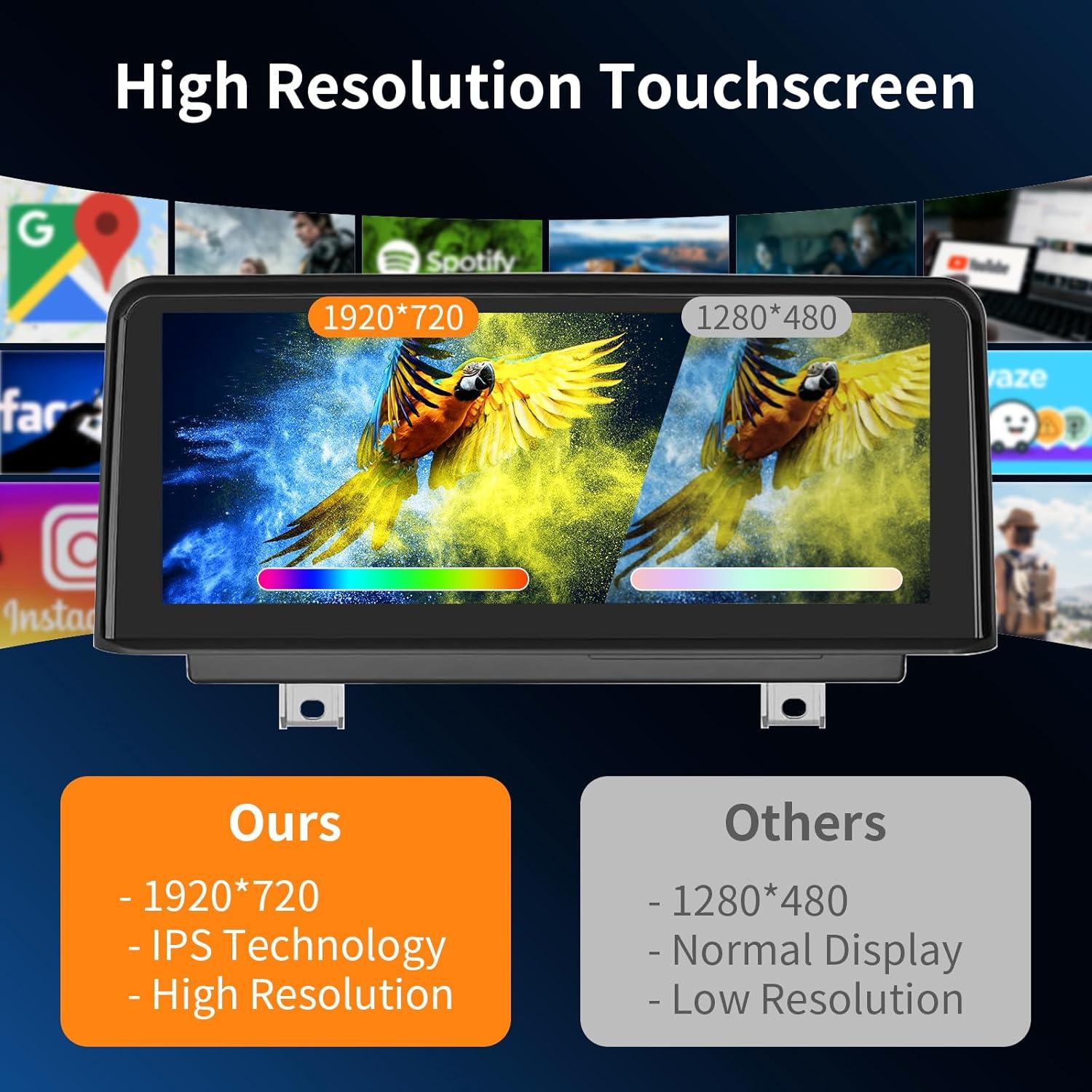 Pantalla Táctil Inalámbrica 10.25" Barggn para BMW X3/X4 NBT