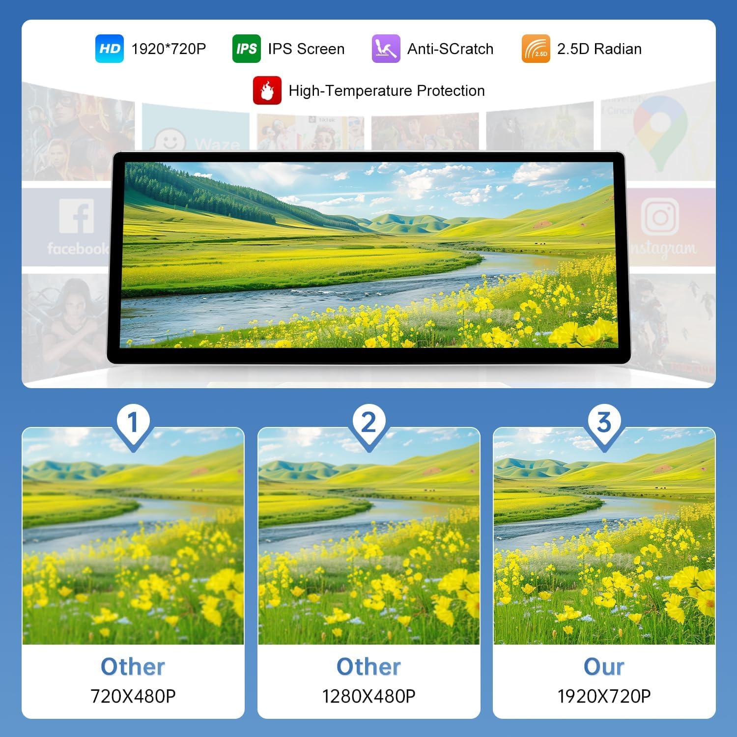 Pantalla Táctil CarPlay Road Top 12.3" para BMW X3/X4 2014-2016