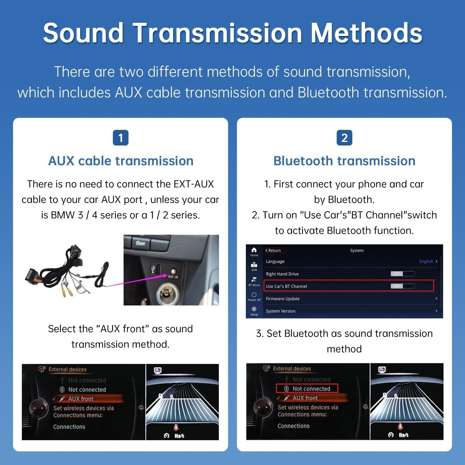 Pantalla Táctil CarPlay Road Top 12.3" para BMW X3/X4 2014-2016