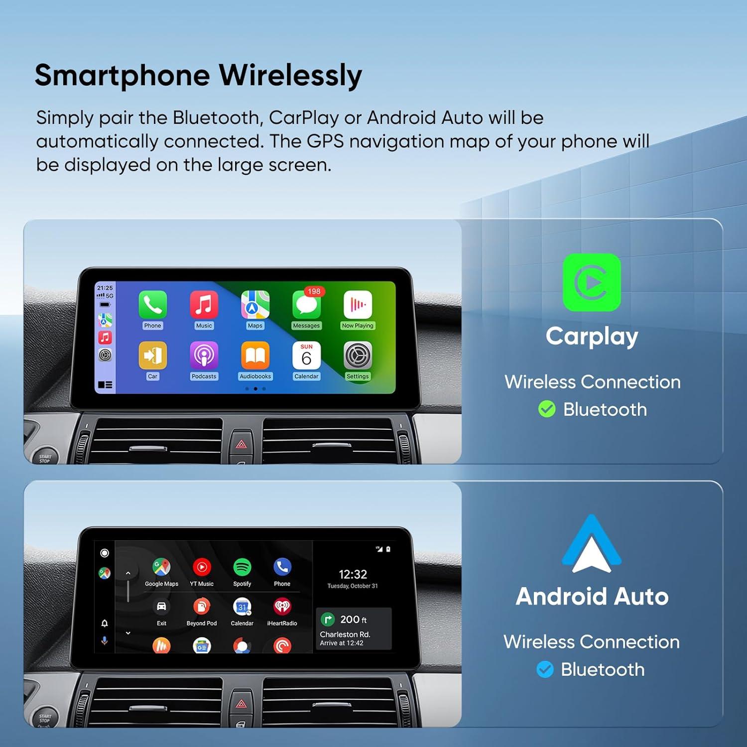 Estéreo de Coche GTRUI 12.3" para BMW X5 X6 E70 E71 CCC