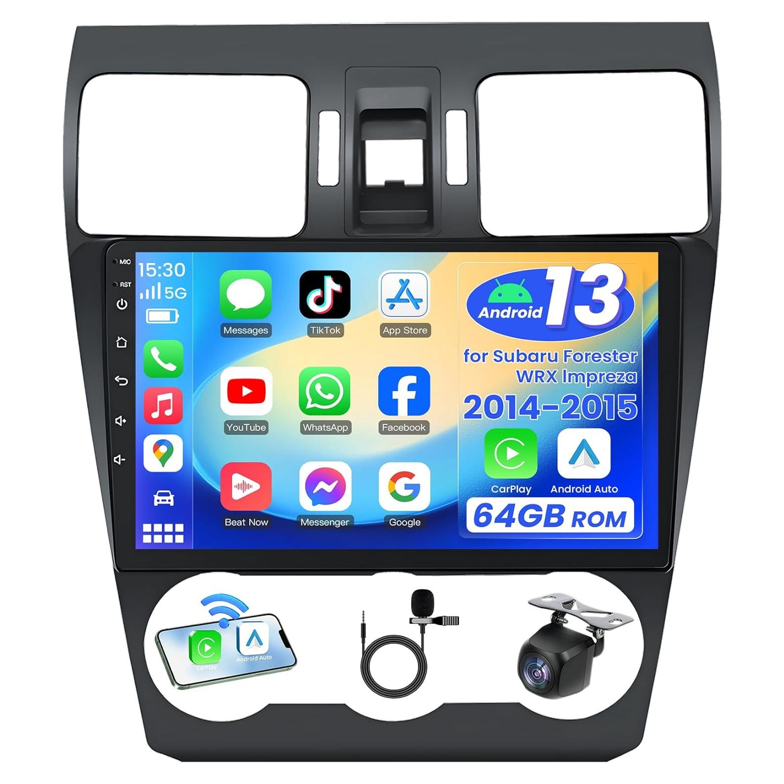 Radio de Coche 4Core 64GB para Subaru Forester WRX 2014-2015