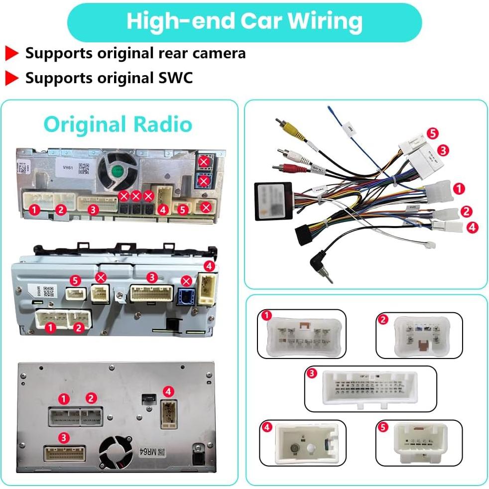 Radio de Coche Android 13 AWESAFE 9" para Subaru 2015-2018
