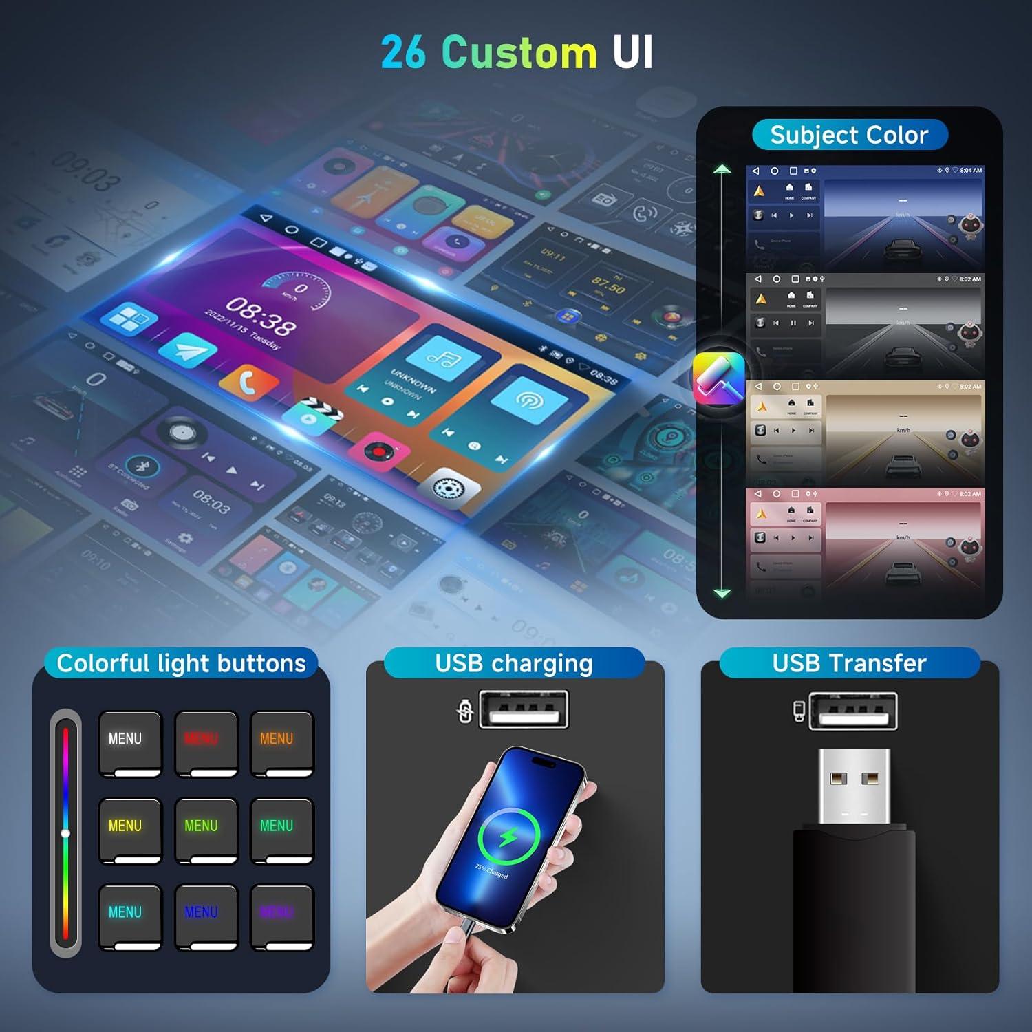 Estéreo de Coche Hodozzy Android 7" para VW Jetta Passat Golf