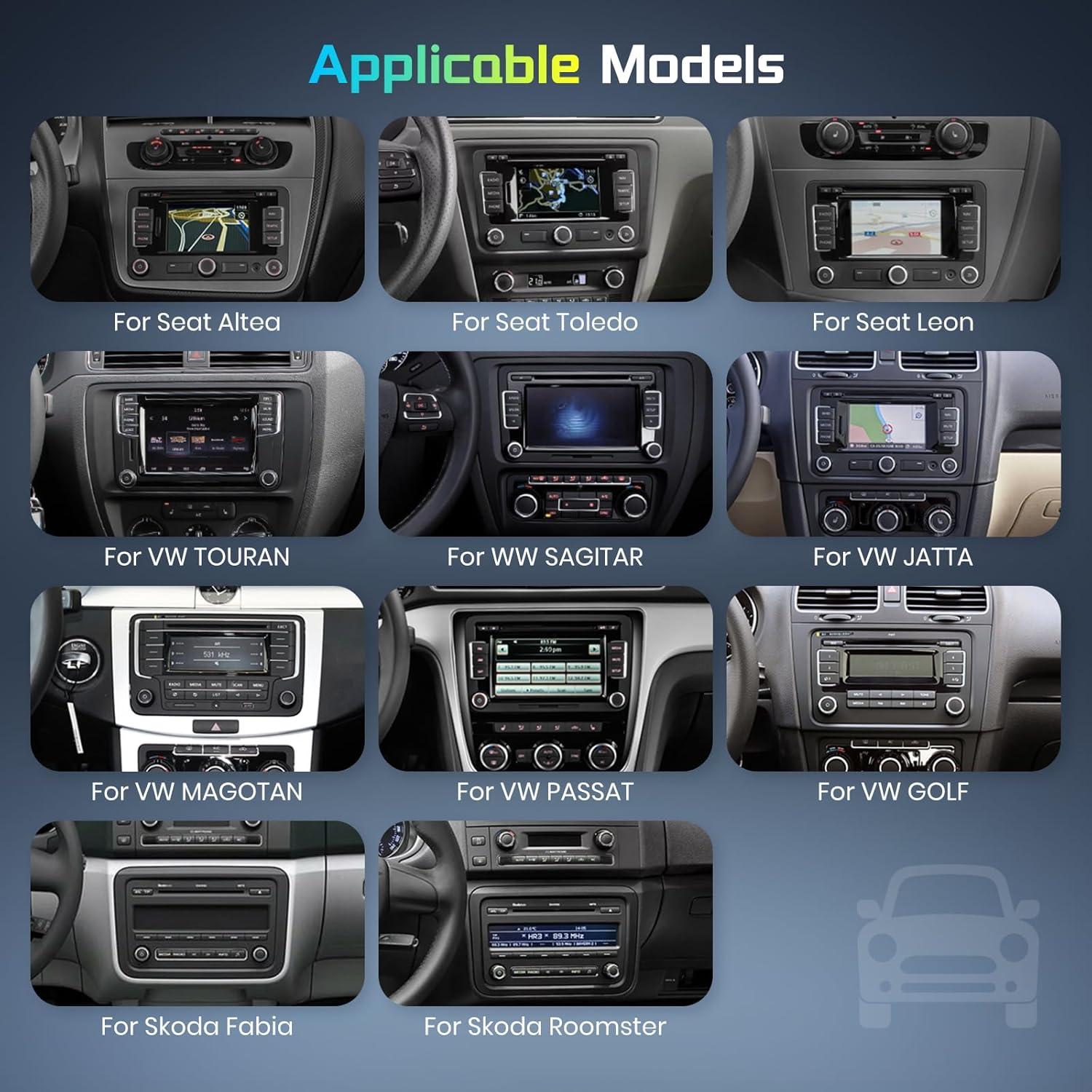 Estéreo de Coche Hodozzy Android 7" para VW Jetta Passat Golf
