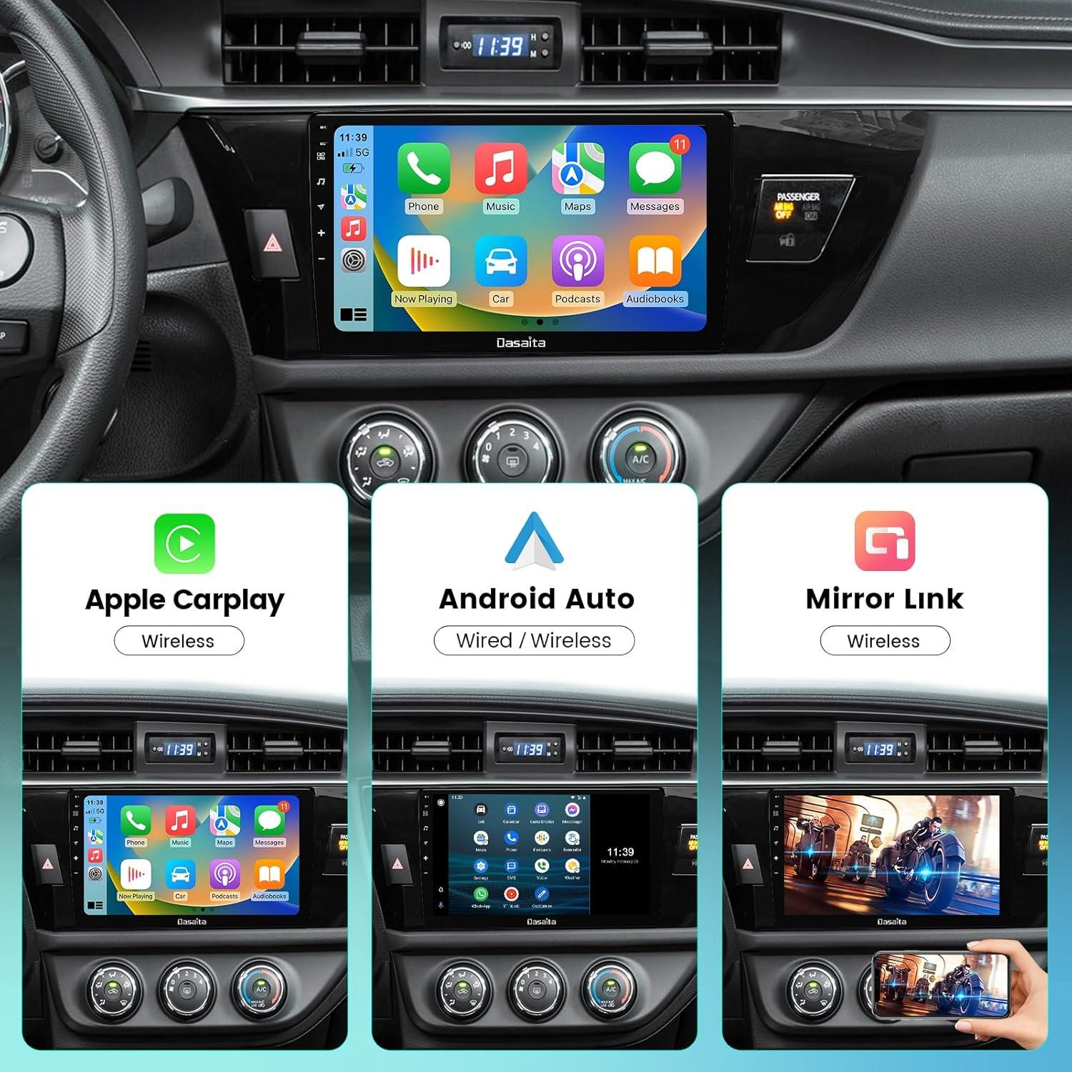 Estéreo Android 12 Roadanvi 10.2" para Toyota Corolla 2014-2016