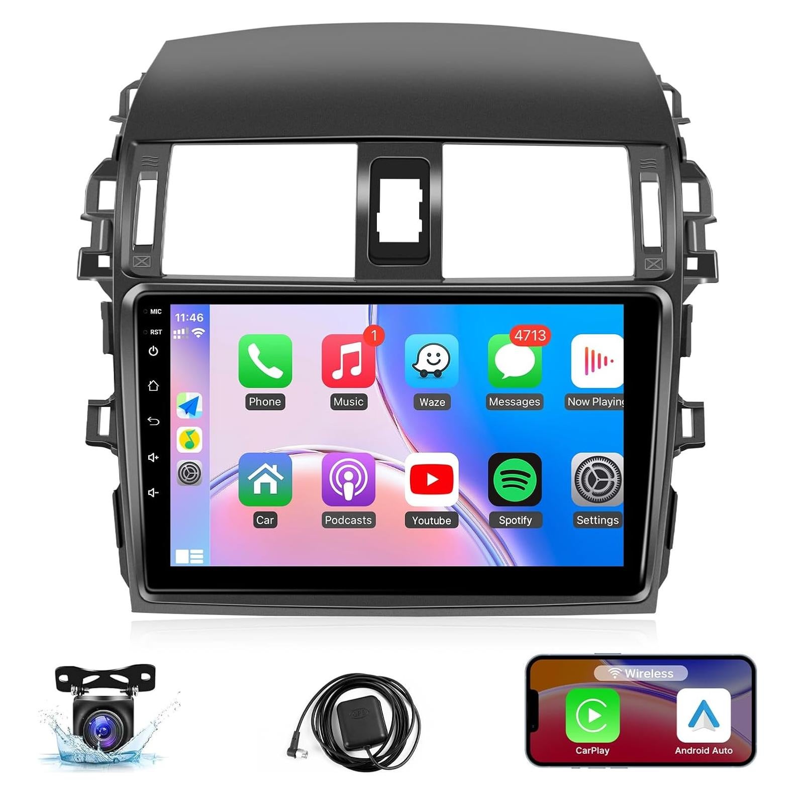 Radio de Coche Android Naifay para Toyota Corolla 2009-2013