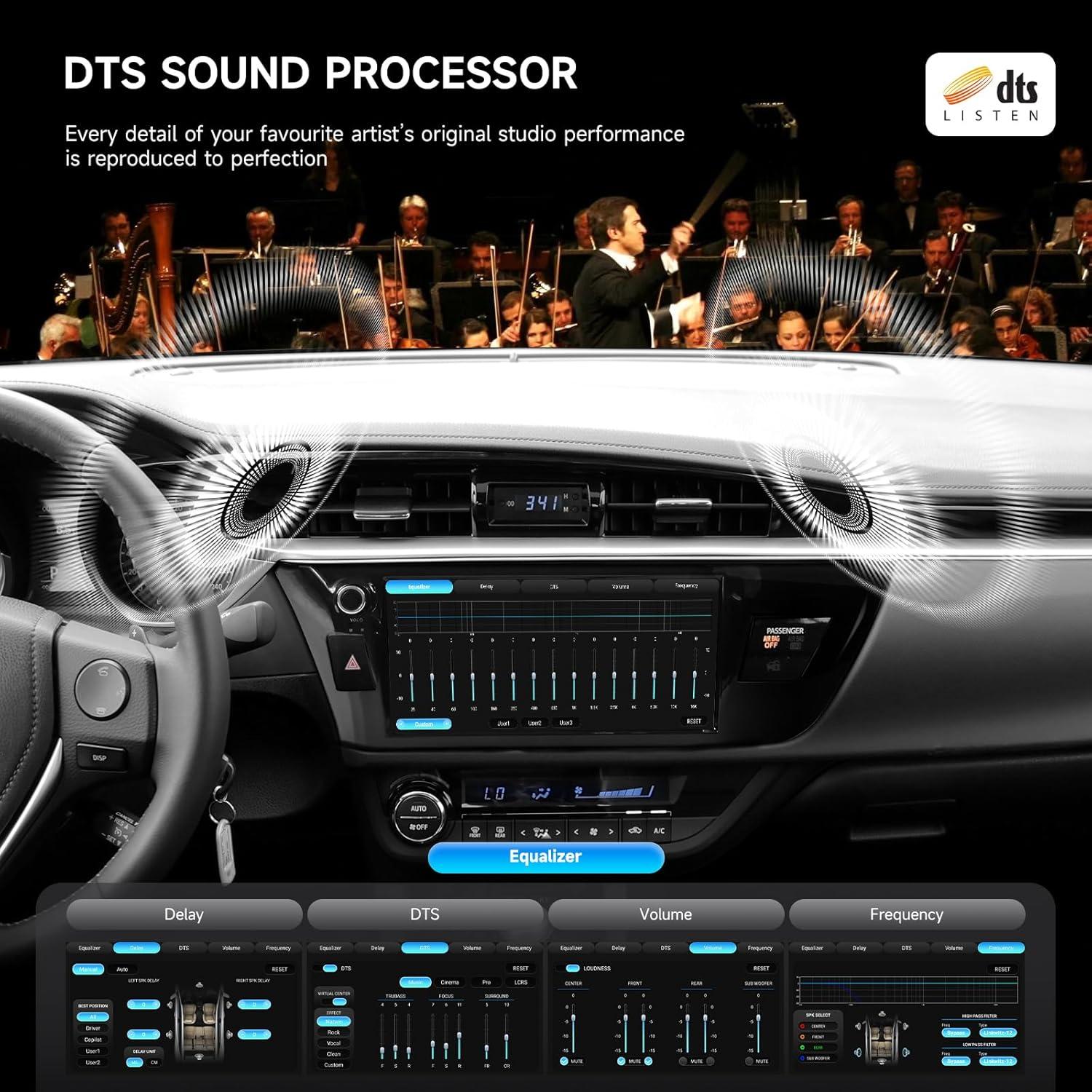 Radio Estéreo Android 13 Dasaita para Toyota Corolla 2014-2016