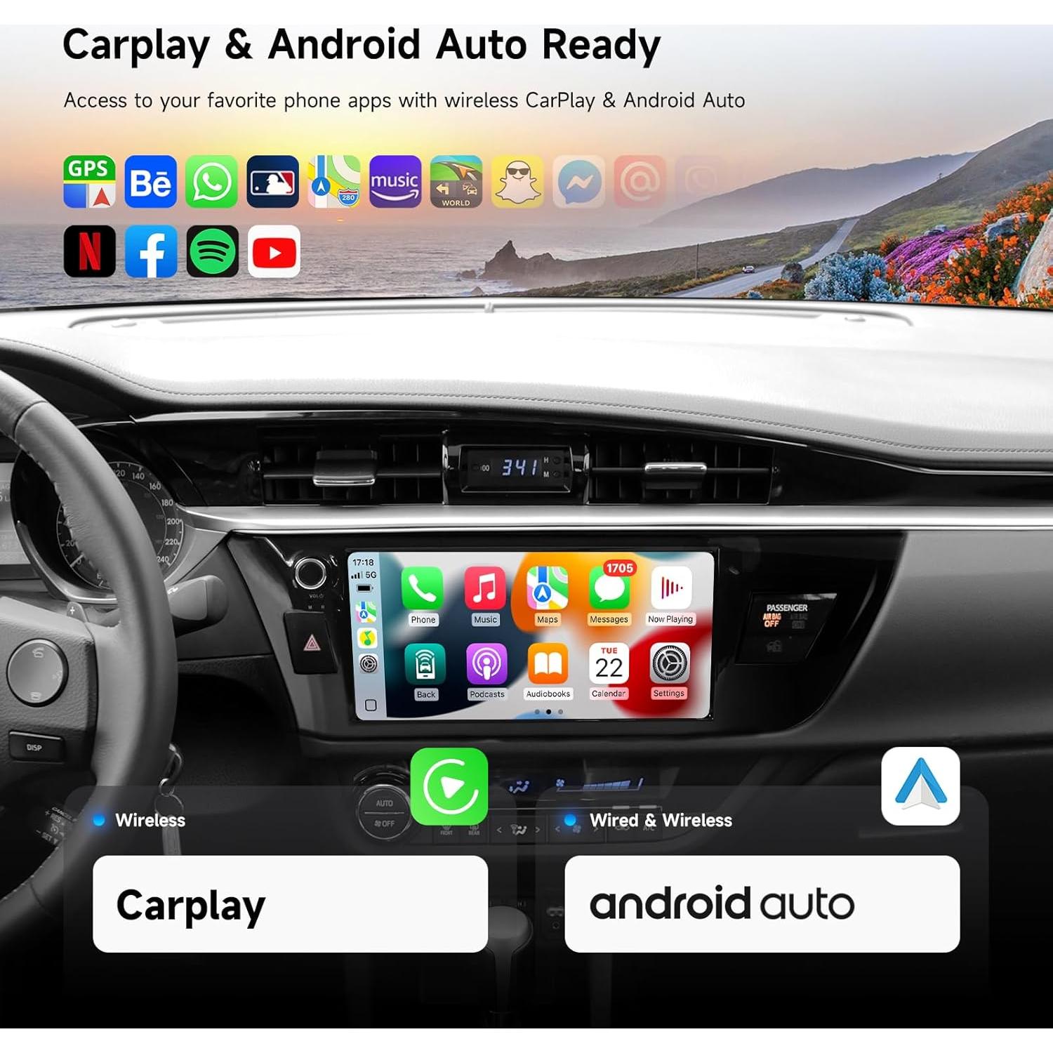 Radio Estéreo Android 13 Dasaita para Toyota Corolla 2014-2016