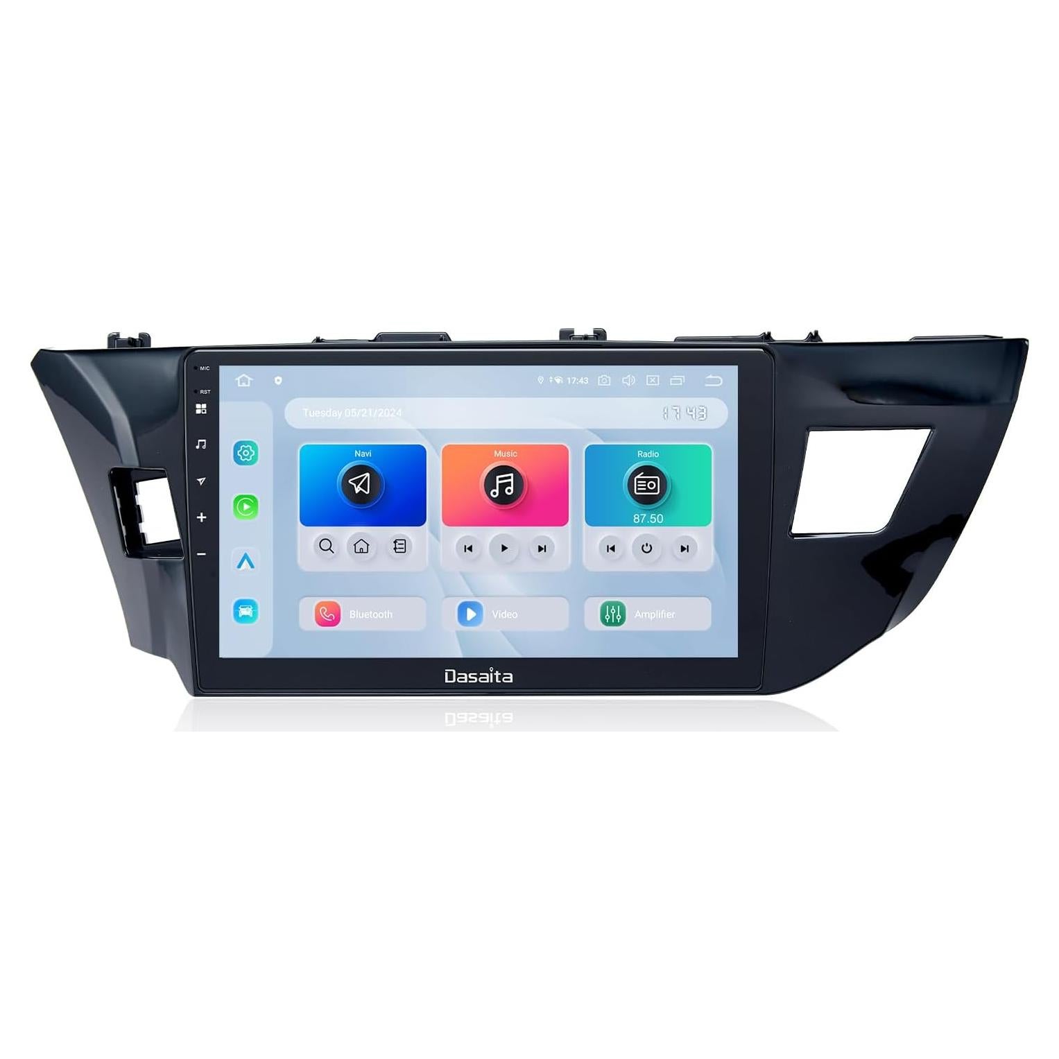 Estéreo Android 13 Dasaita 10.2" para Toyota Corolla 2014-2016