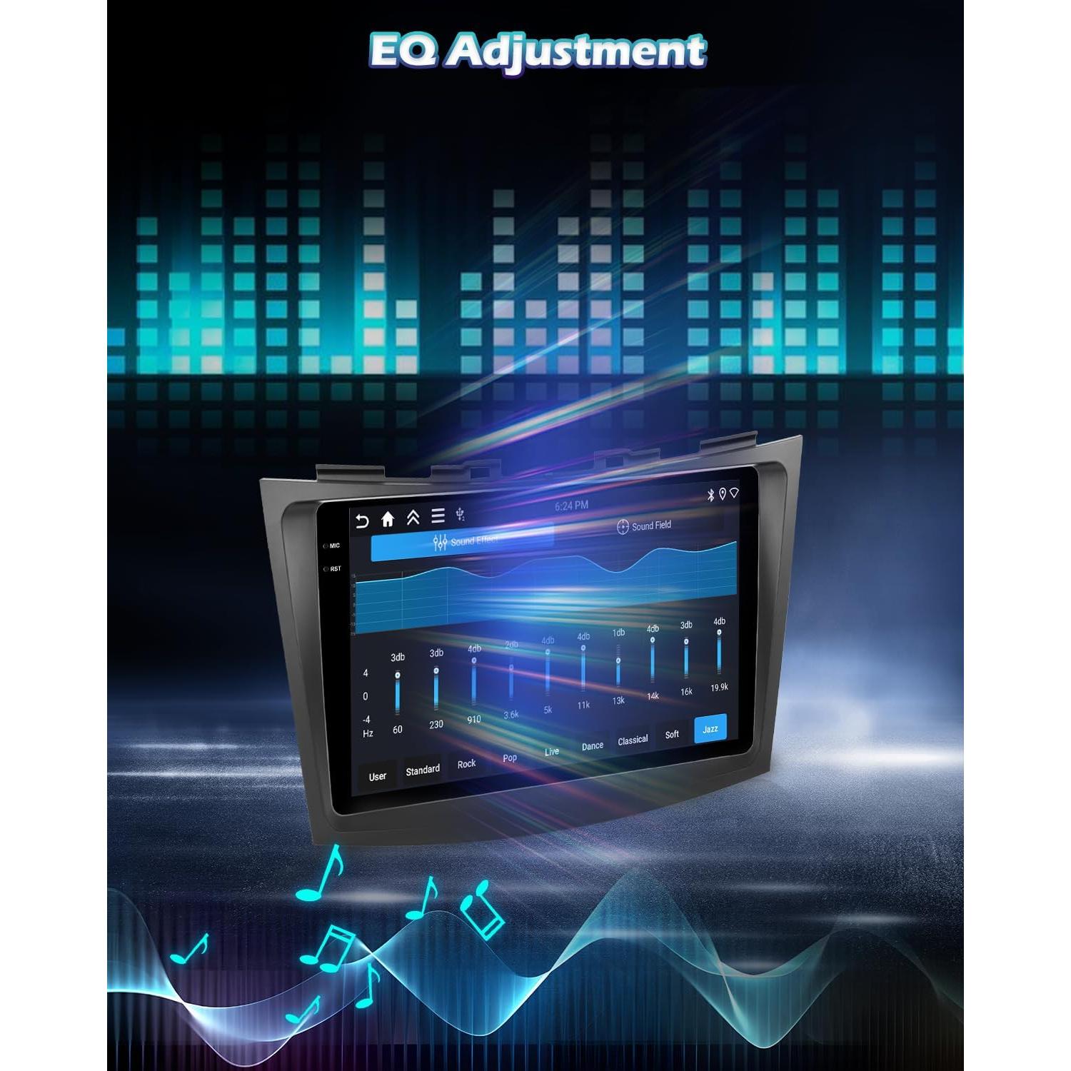 Estéreo de coche Android 15 EKAT 9" para Suzuki Swift 2011-2015