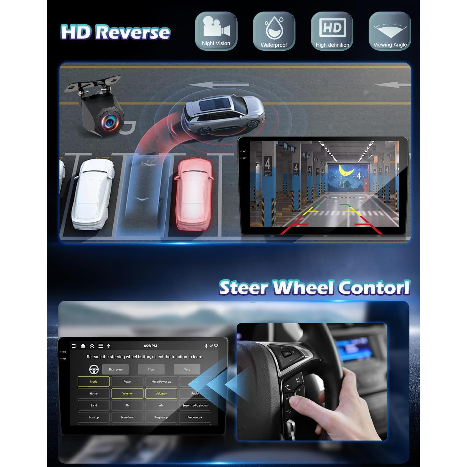 Estéreo de coche Android 15 EKAT 9" para Suzuki Swift 2011-2015