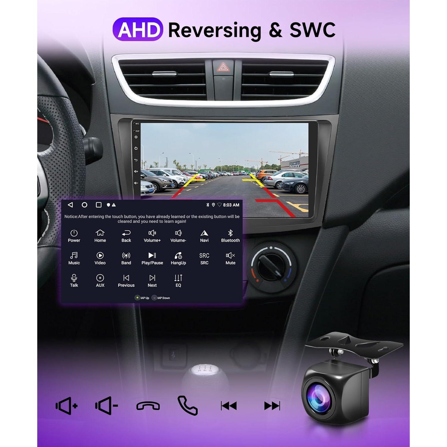 Estéreo de coche Rimoody 9" Android 8 núcleos 6GB+128GB para Suzuki Swift 2011-2017