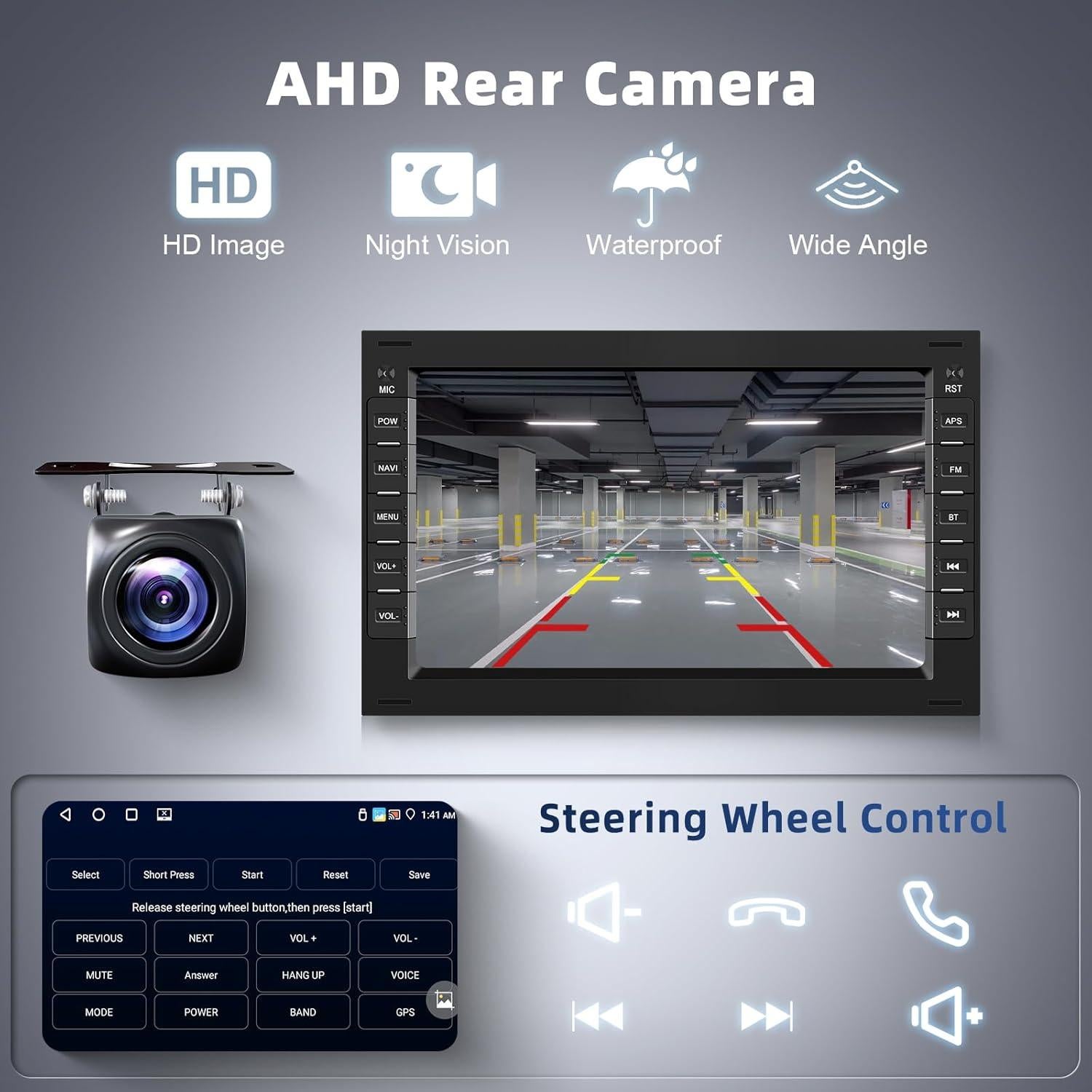 Estéreo de Coche Hodozzy 7" Android 13 4GB+64GB VW T5 Golf