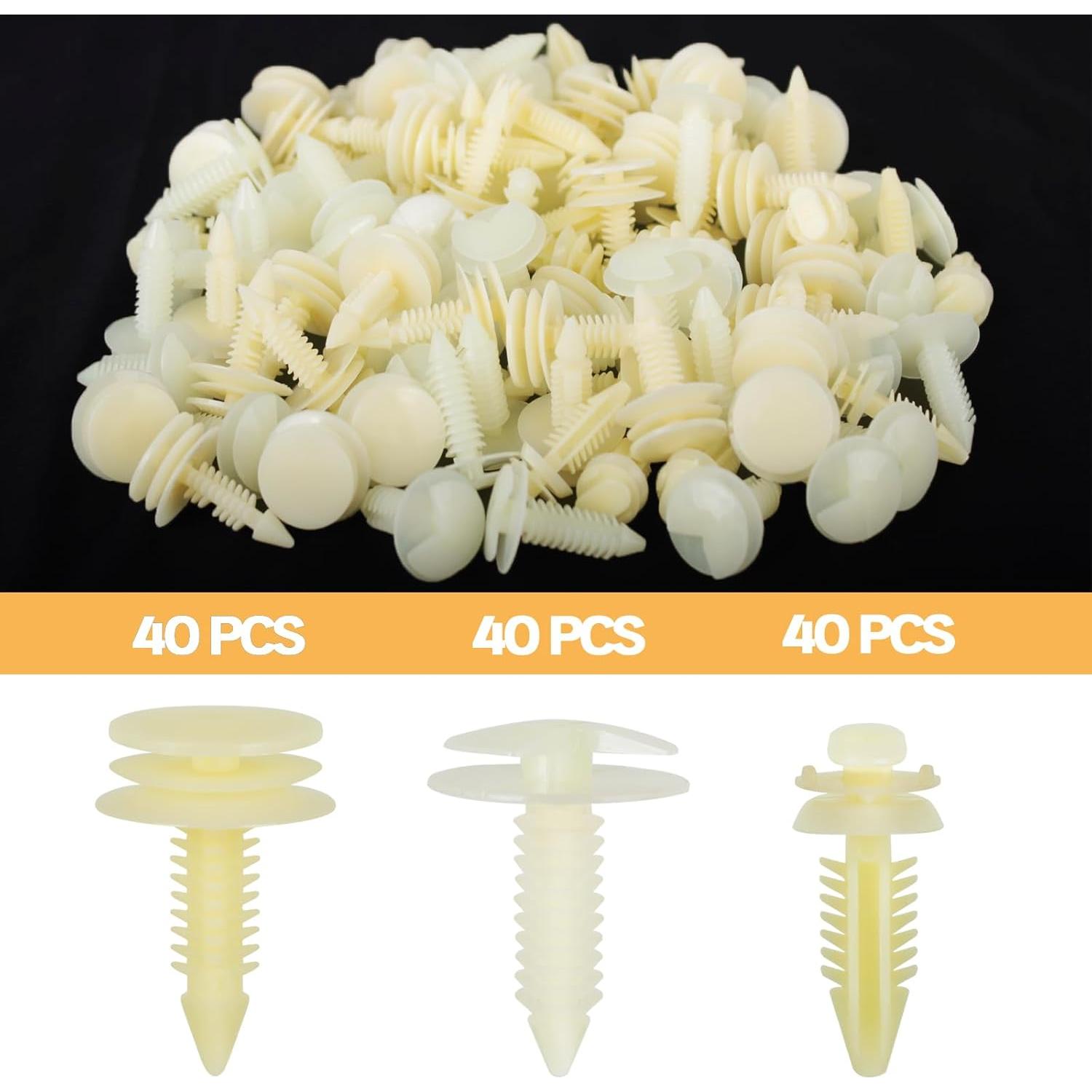 Xislet 120 Piezas Sujetadores de Panel de Puerta GM 10153057