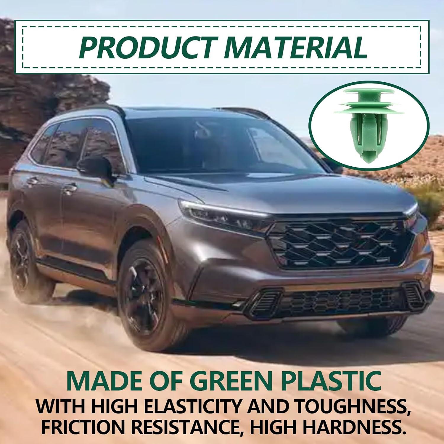 30 Clips de Panel de Puerta Interior Dunviku 91560-SZW-003