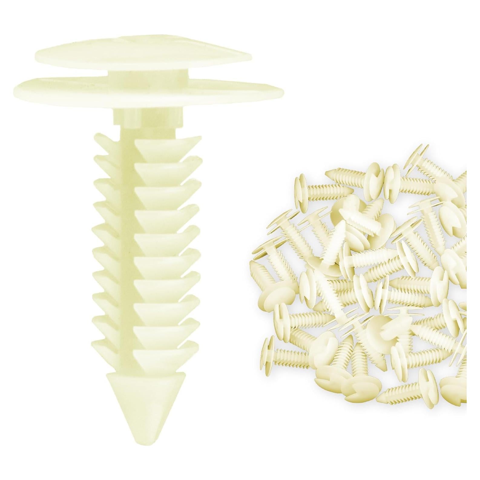 50 Clips de Retención de Panel de Puerta Nylon GM Ecocstm