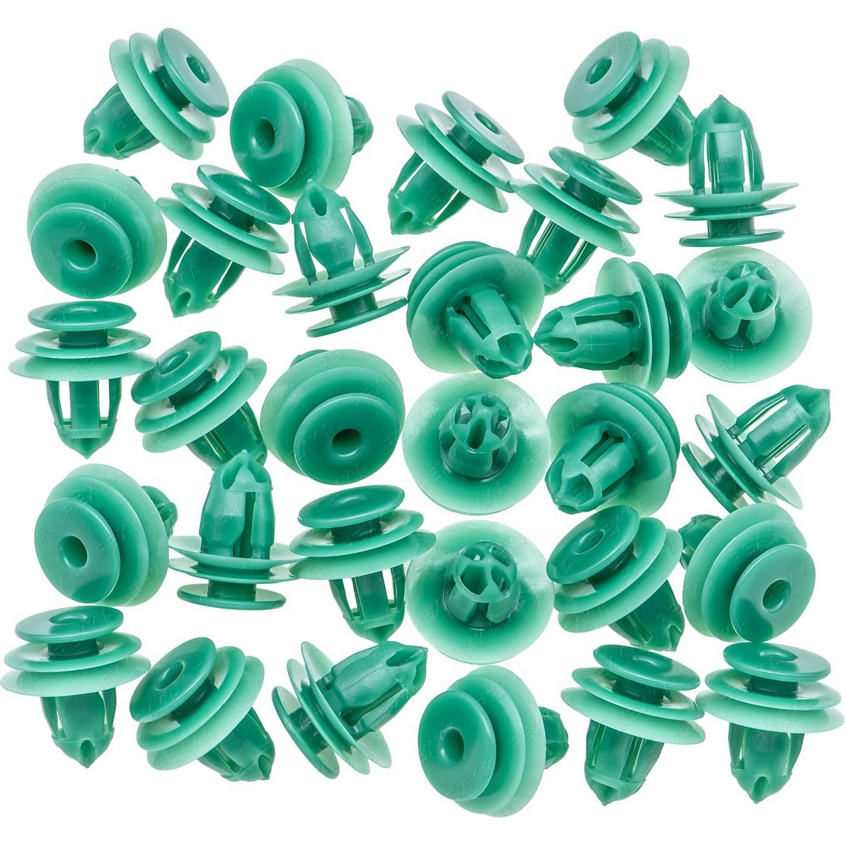 Clips de Retención Rexka 30pcs para Honda y Acura 91560-SZW-003