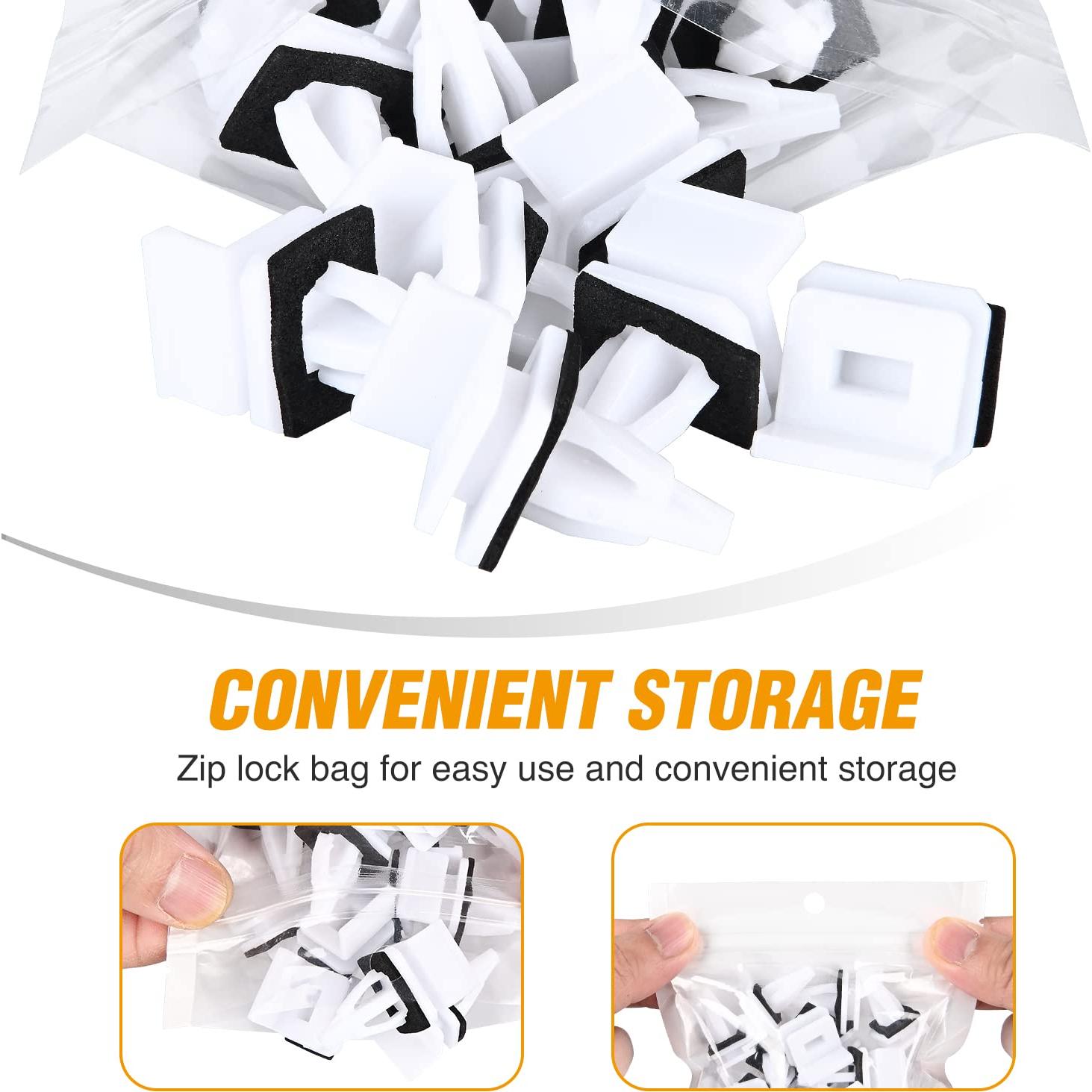 Clips de Moldura de Panel GOOACC 50PCS para Honda Acura